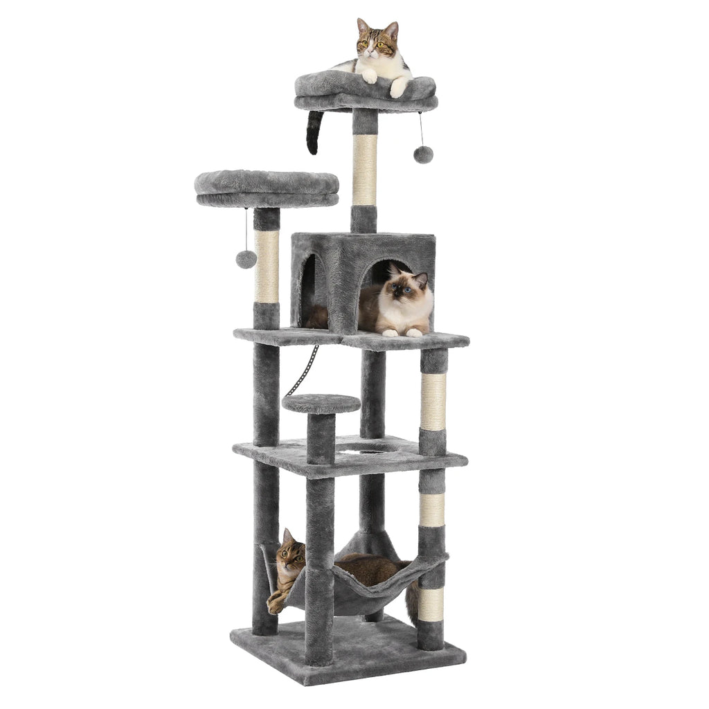 Multi-Level Plush Cat Tree & Condo — product view 12